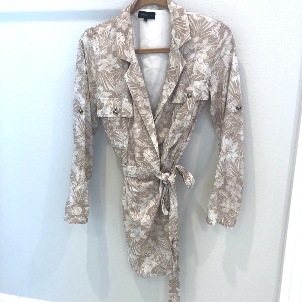 MAJORELLE Mini wrap dress